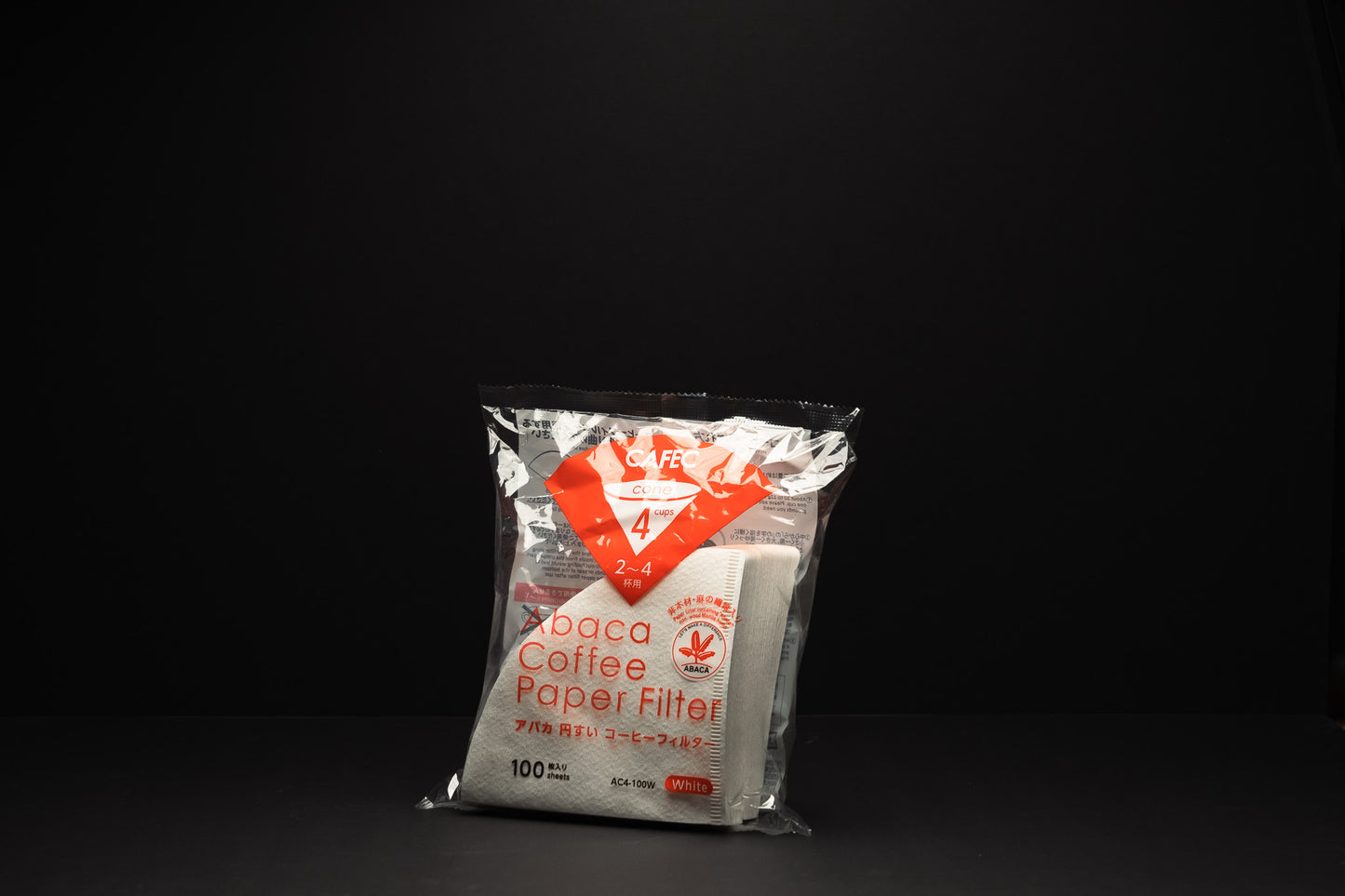 Abaca coffee paper filter