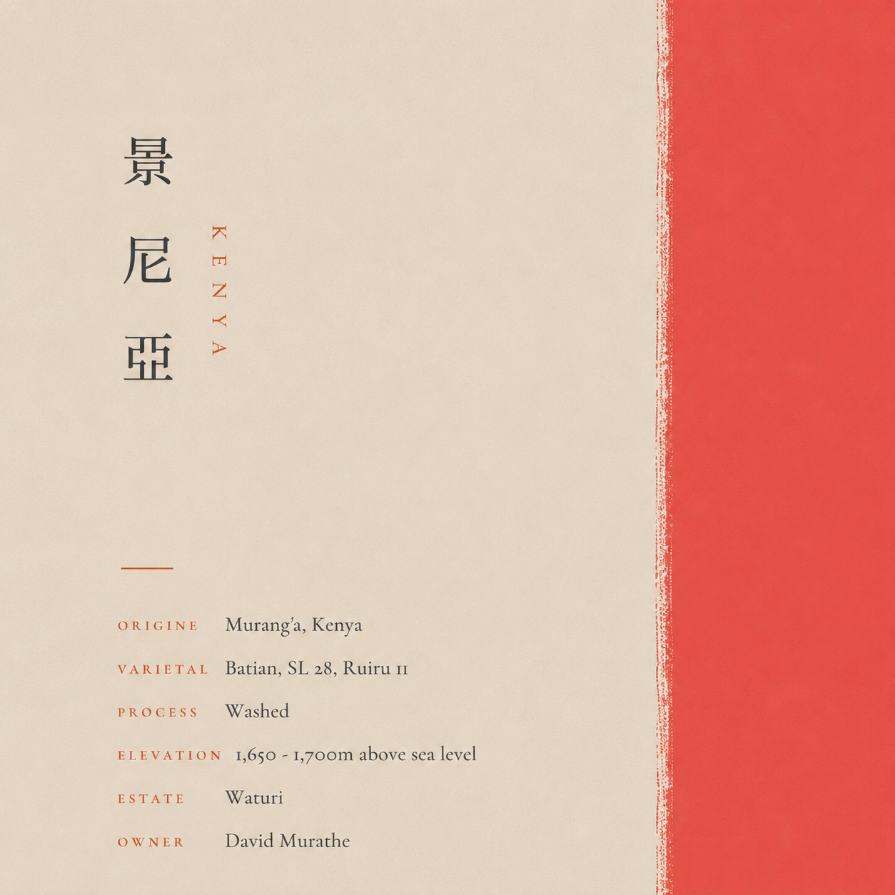 Kenya - Waturi Estate AB